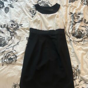 Forever 21 Black and White Mini Dress
